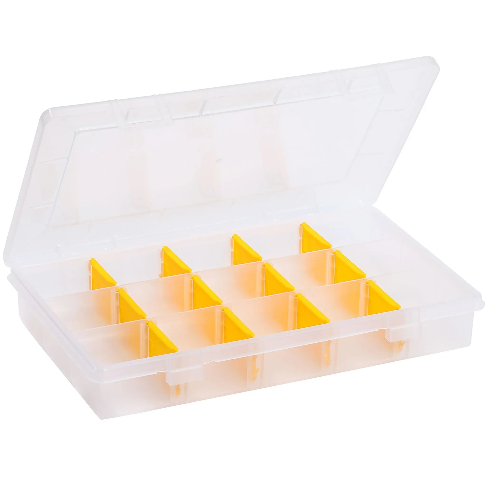 Allit Sortimentskasten EuroPlus Basic 29/3-12 – 12 Fächer, 290 × 185 × 46 mm, transparent